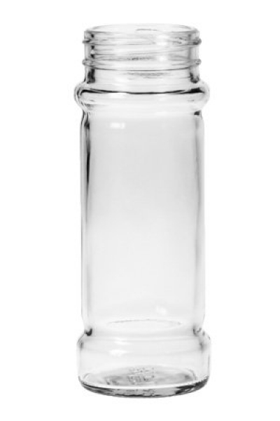 Gewürzglas 110ml weiss  Lieferung ohne Verschluss, bitte separat bestellen!